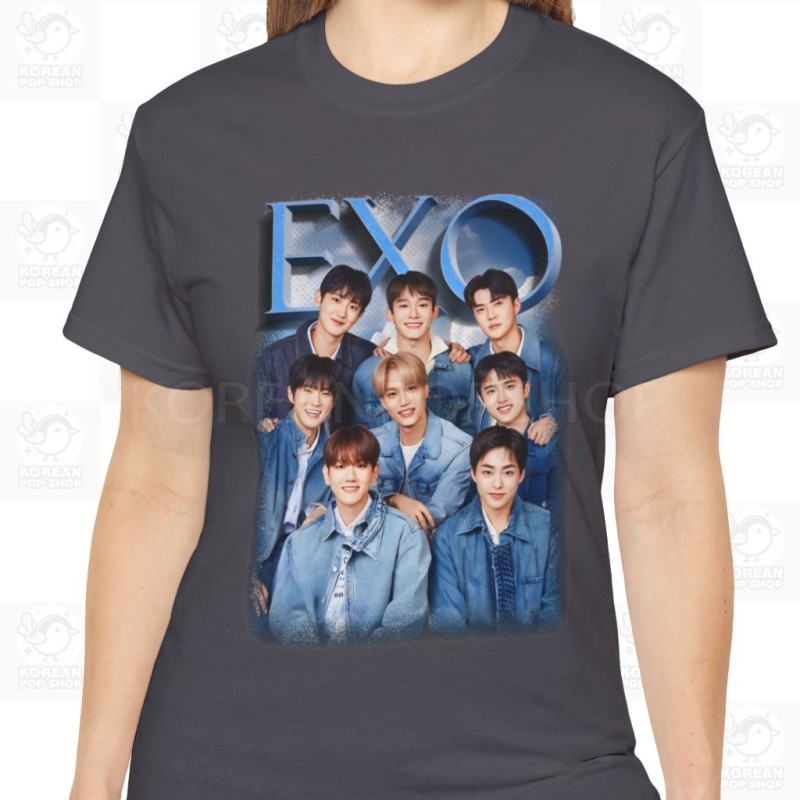 EXO T-Shirt, Kpop Bootleg Unisex Shirt, Classic Fit, Available in 4 Colors and Overlarge Sizes