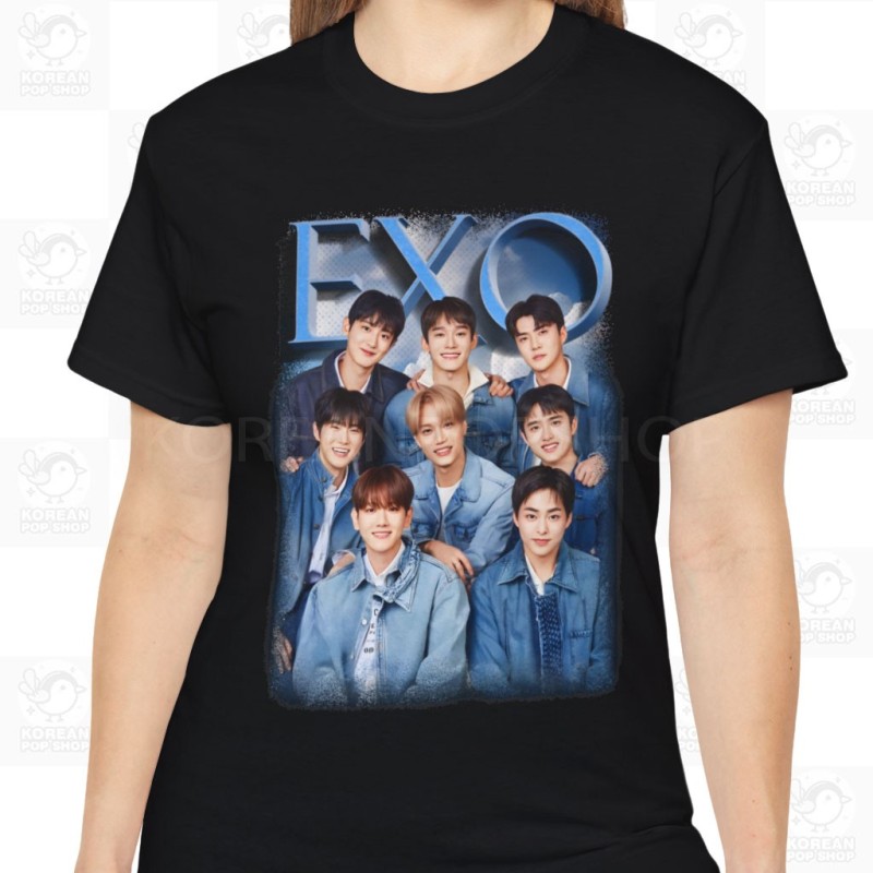 EXO T-Shirt, Kpop Bootleg Unisex Shirt, Classic Fit, Available in 4 Colors and Overlarge Sizes